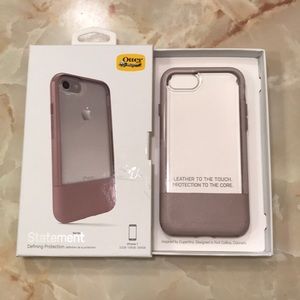 Genuine Mauve Leather OTTERBOX Phonecase IPhone 7